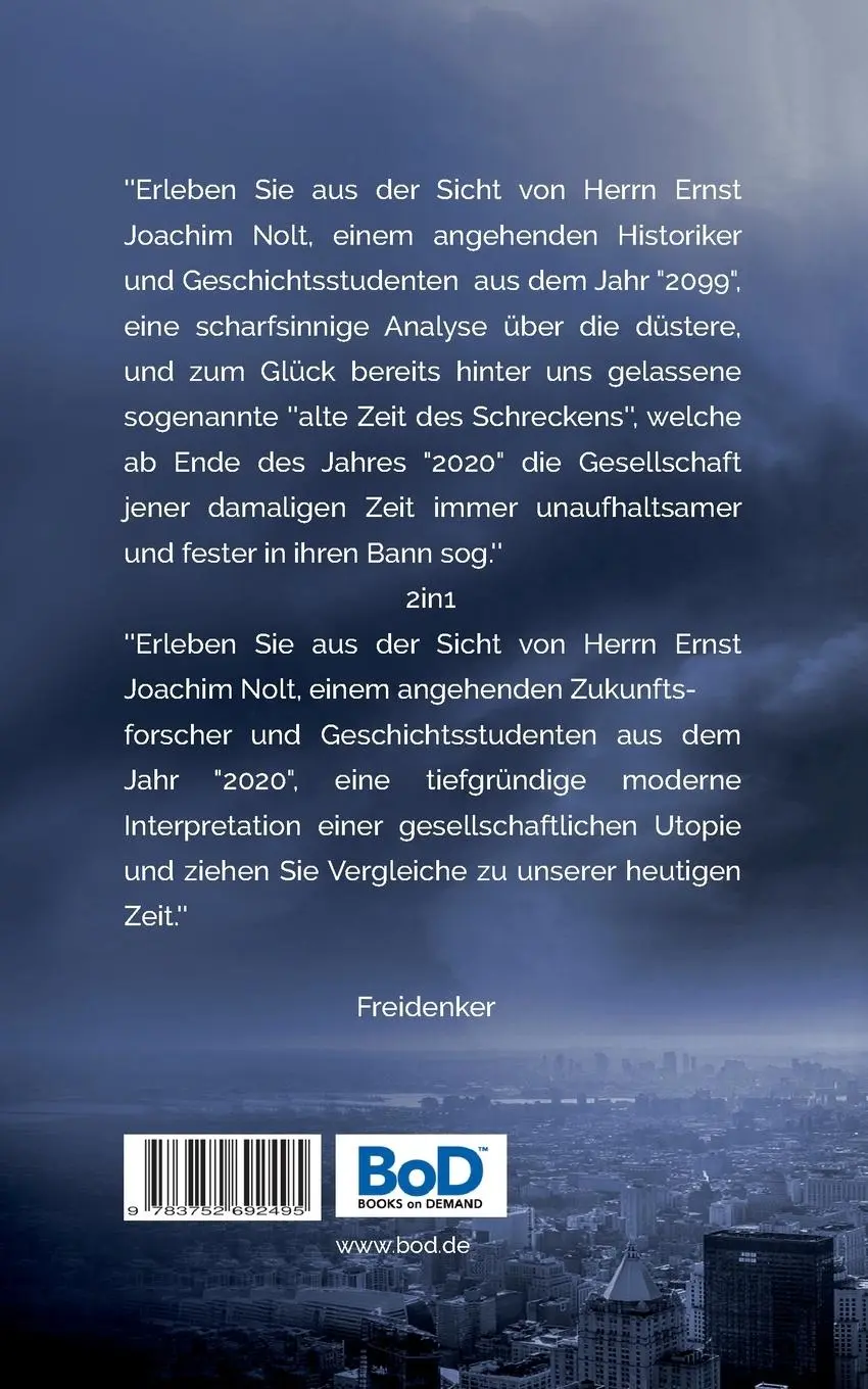 Rückseite: 9783752692495 | Dystopie Utopie | Schlimmer geht's immer, besser wird's nie! | Ladener