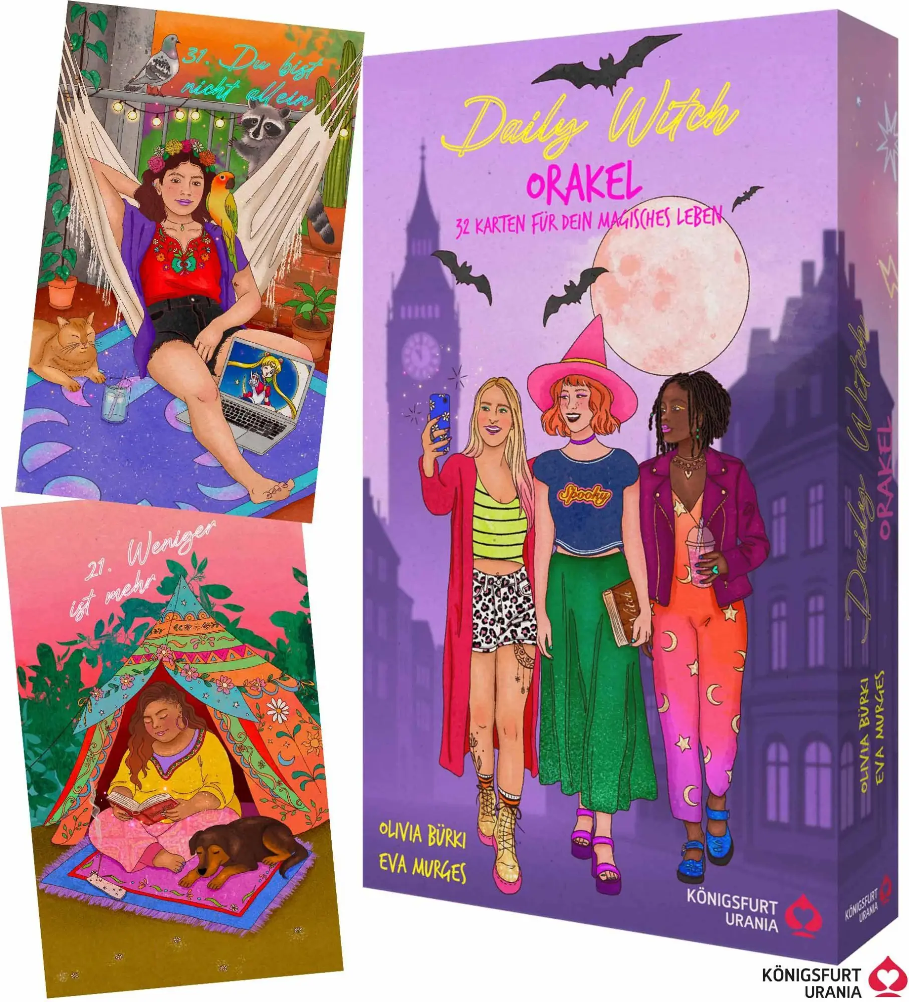 Cover: 4250375102595 | Daily Witch Orakel - 32 Orakelkarten &amp; 48-seitiges Booklet -...
