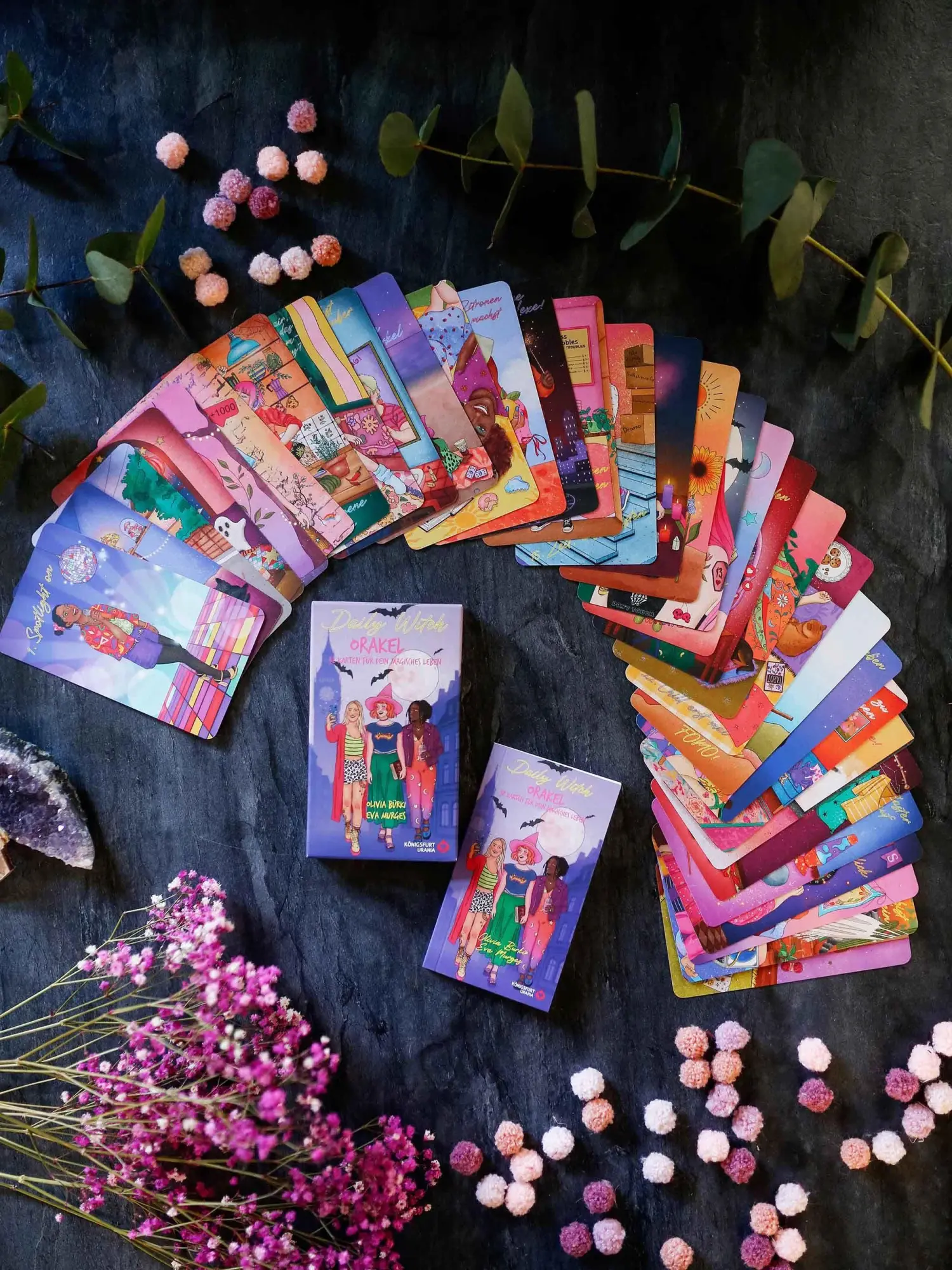 Bild: 4250375102595 | Daily Witch Orakel - 32 Orakelkarten &amp; 48-seitiges Booklet -...