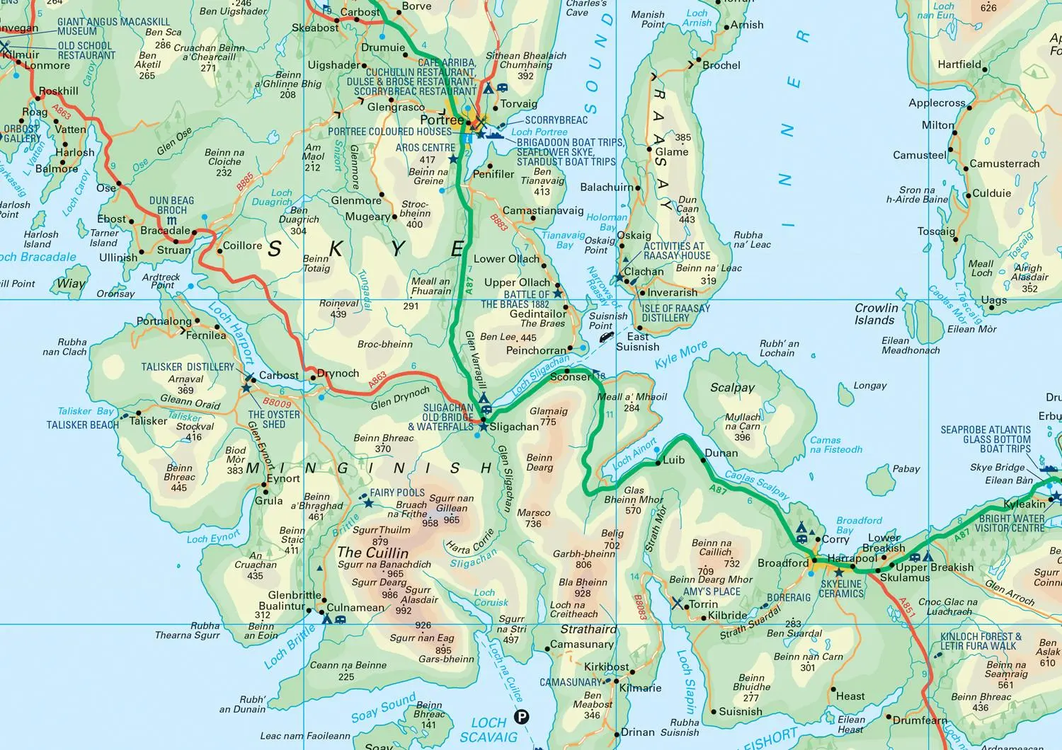 Bild: 9780008492595 | Skye Pocket Map | The Perfect Way to Explore Skye | Collins Maps