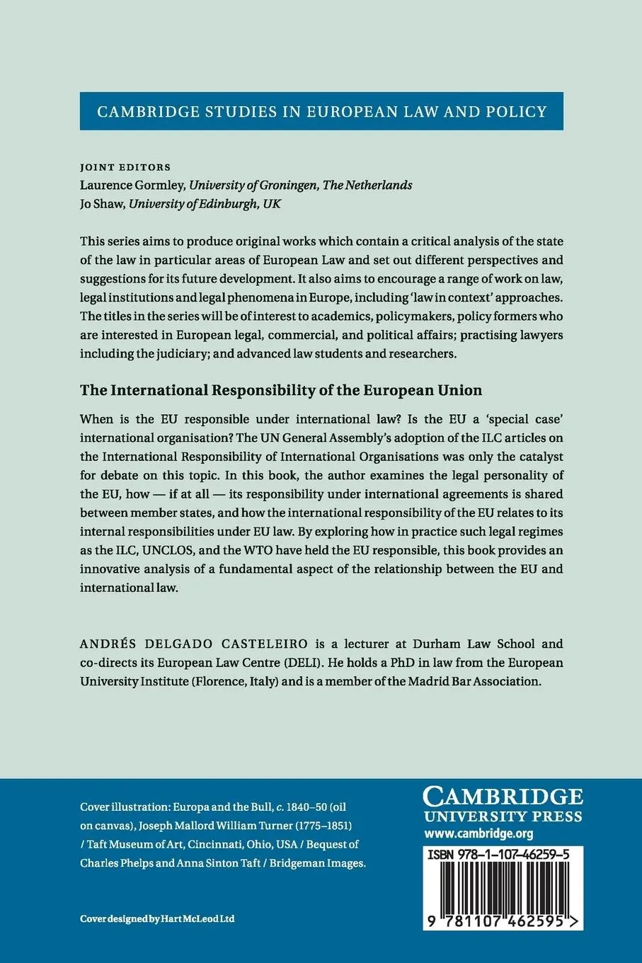 Rückseite: 9781107462595 | The International Responsibility of the European Union | Casteleiro