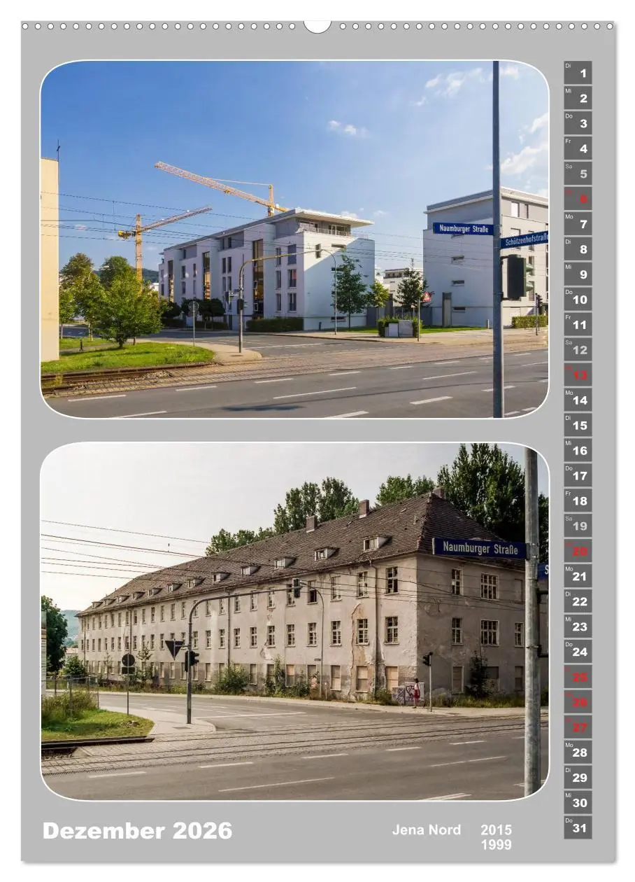 Bild: 9783516442595 | Jena im Wandel (Wandkalender 2026 DIN A2 hoch), CALVENDO...