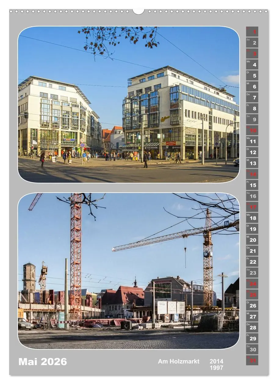 Bild: 9783516442595 | Jena im Wandel (Wandkalender 2026 DIN A2 hoch), CALVENDO...