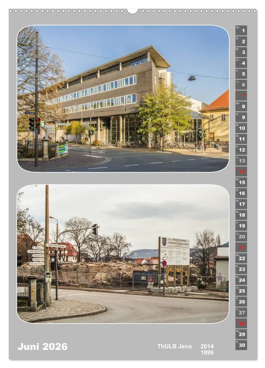 Bild: 9783516442595 | Jena im Wandel (Wandkalender 2026 DIN A2 hoch), CALVENDO...