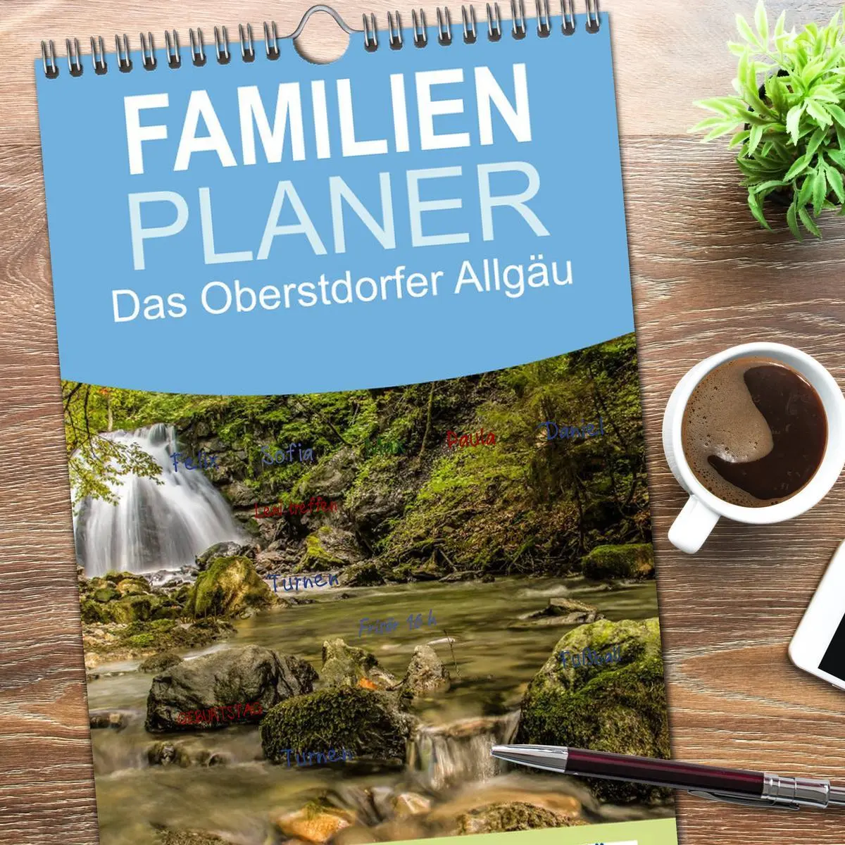 Bild: 9783516512595 | Familienplaner 2026 - Das Oberstdorfer Allgäu mit 5 Spalten...
