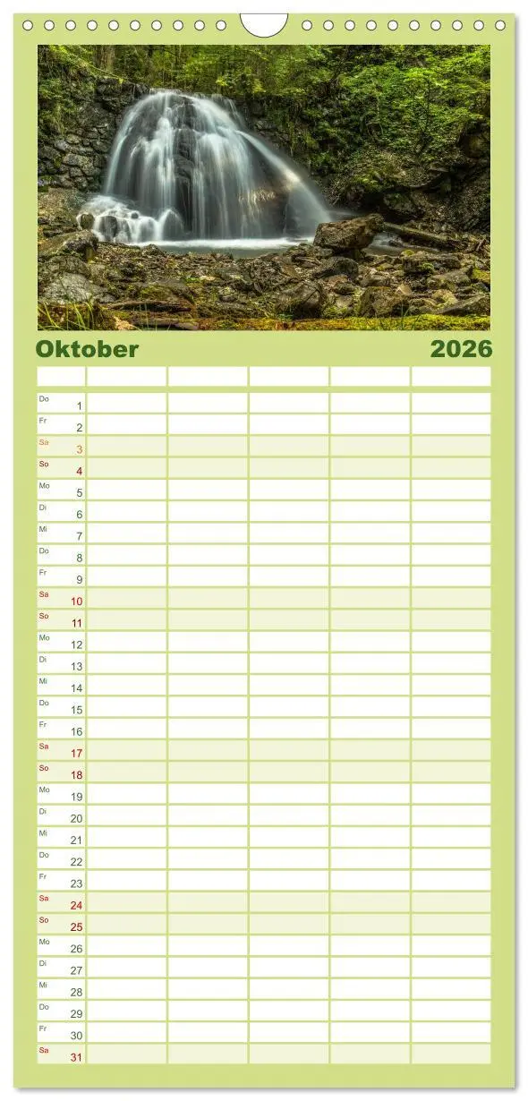 Bild: 9783516512595 | Familienplaner 2026 - Das Oberstdorfer Allgäu mit 5 Spalten...