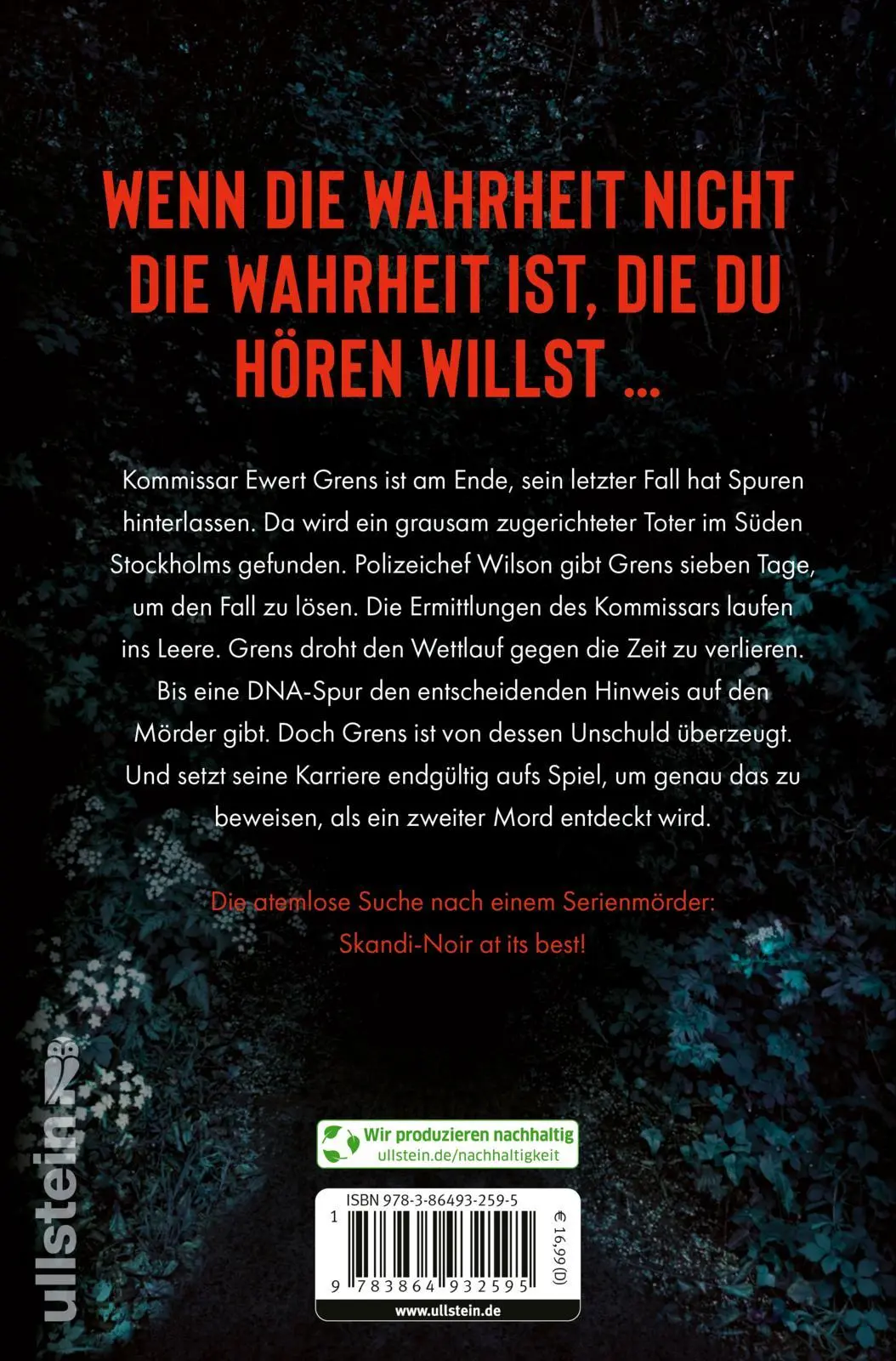 Rückseite: 9783864932595 | Teufelsgabe | Kriminalroman 100% Schweden 100% Spannung 100% Roslund