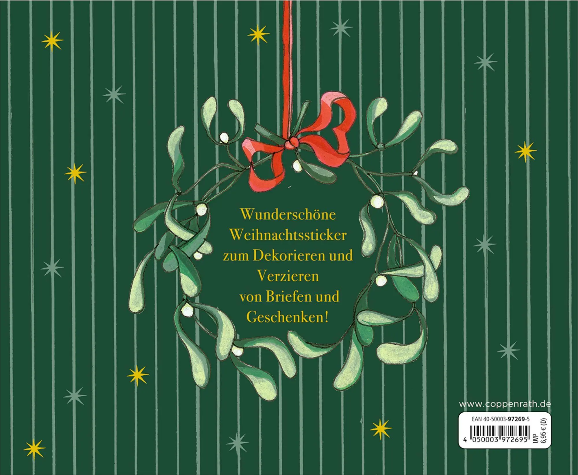 Bild: 4050003972695 | Stickerbuch - Zauberhafte Weihnachtssticker | Taschenbuch | 8 S.