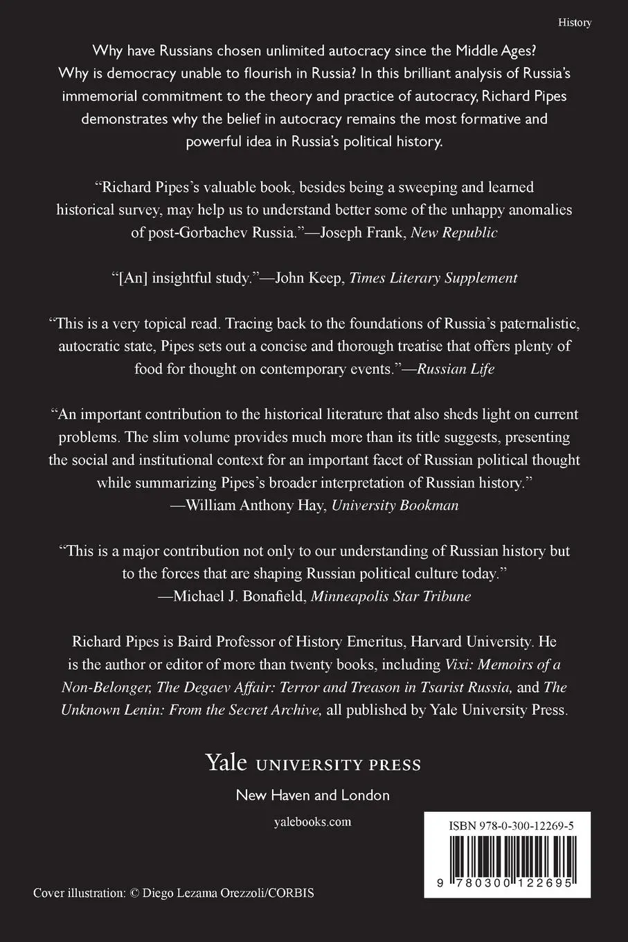 Rückseite: 9780300122695 | Russian Conservatism and Its Critics | A Study in Political Culture
