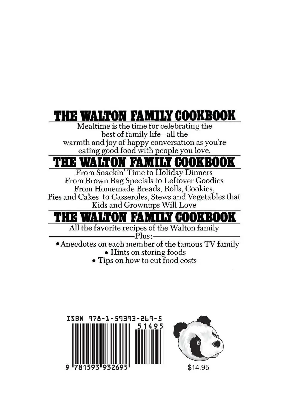 Rückseite: 9781593932695 | The Walton Family Cookbook | Sylvia Resnick | Taschenbuch | Englisch