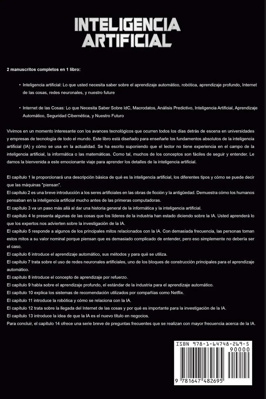 Rückseite: 9781647482695 | Inteligencia Artificial | Neil Wilkins | Taschenbuch | Spanisch | 2020