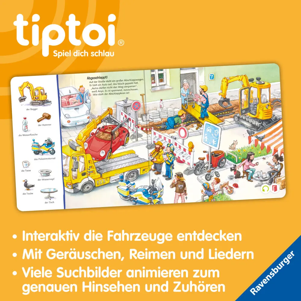 Bild: 9783473492695 | tiptoi® Suchen und Entdecken - Fahrzeuge | Sandra Grimm | Buch | 16 S.