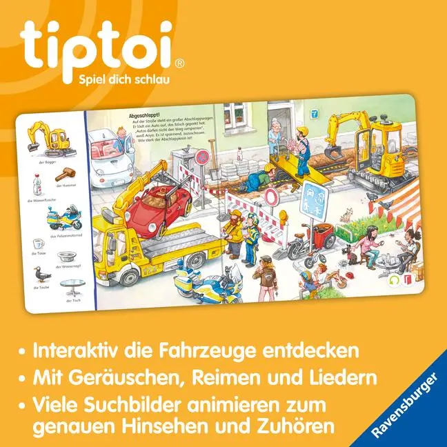 Bild: 9783473492695 | tiptoi® Suchen und Entdecken - Fahrzeuge | Sandra Grimm | Buch | 16 S. Bild: 9783473492695 | tiptoi® Suchen und Entdecken - Fahrzeuge | Sandra Grimm | Buch | 16 S.