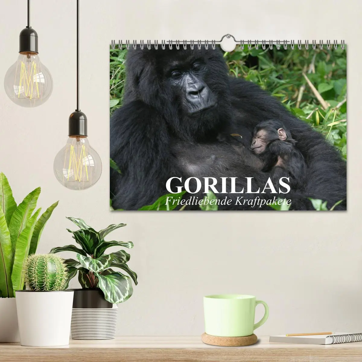 Bild: 9783516052695 | Gorillas. Friedliebende Kraftpakete (Wandkalender 2026 DIN A4...