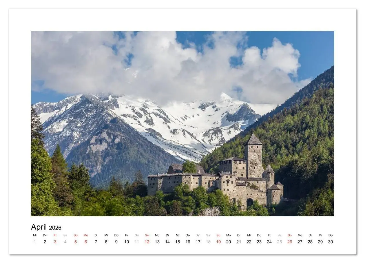 Bild: 9783516122695 | Sehnsucht nach Südtirol (Wandkalender 2026 DIN A2 quer), CALVENDO...