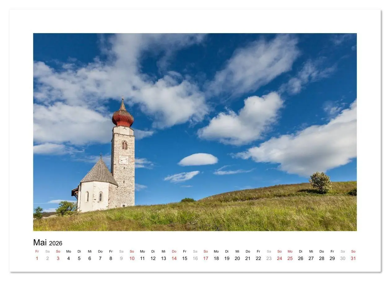 Bild: 9783516122695 | Sehnsucht nach Südtirol (Wandkalender 2026 DIN A2 quer), CALVENDO...
