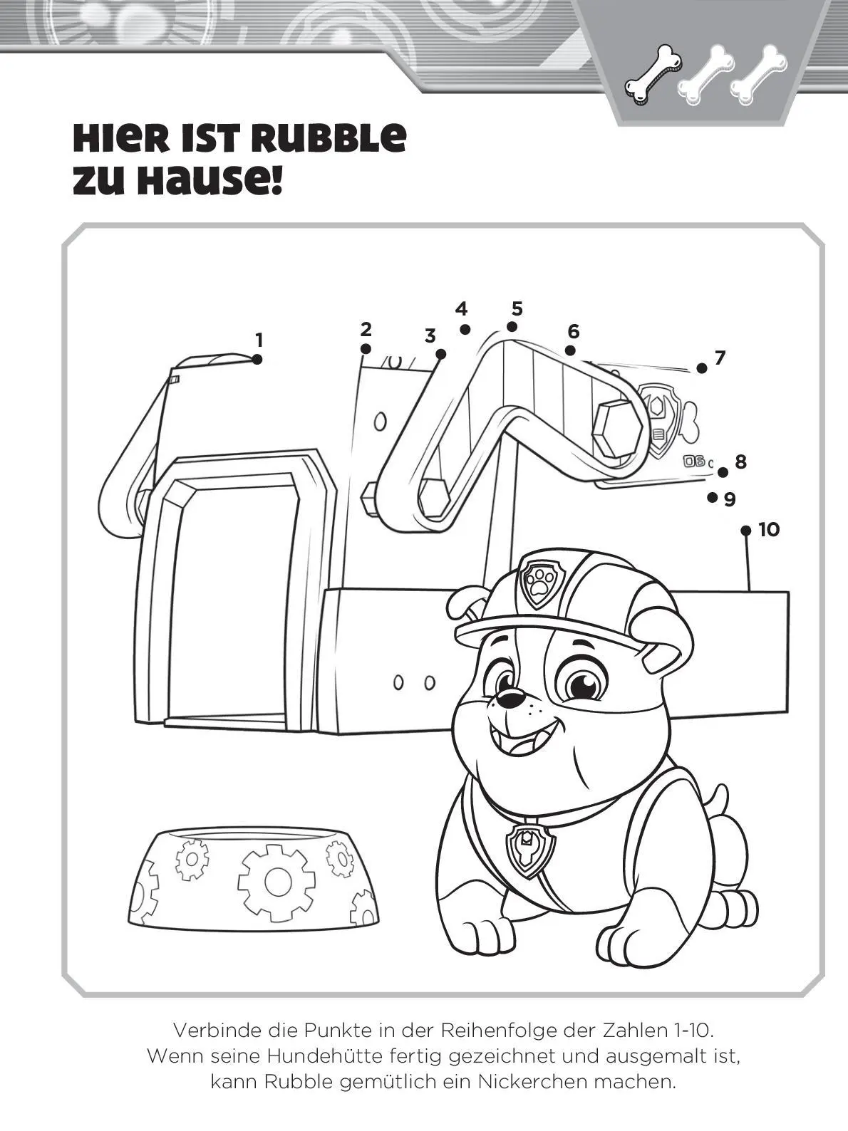 Bild: 9783849932695 | Lernen mit der PAW Patrol: Von Punkt zu Punkt. Mein Vorschulbuch