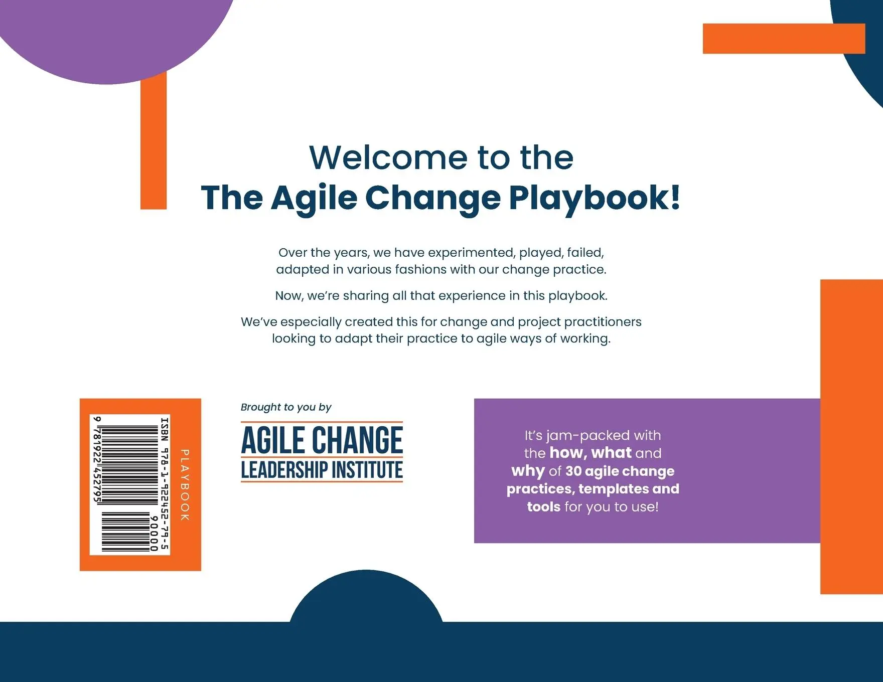 Rückseite: 9781922452795 | The Agile Change Playbook | Jen Frahm (u. a.) | Taschenbuch | Englisch