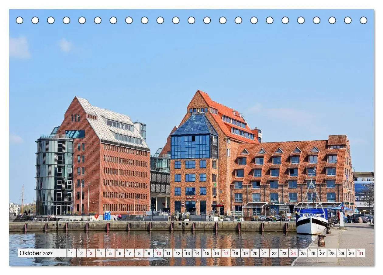 Bild: 9783569512795 | Hansestadt ROSTOCK, das Tor zur Ostsee (Tischkalender 2027 DIN A5...
