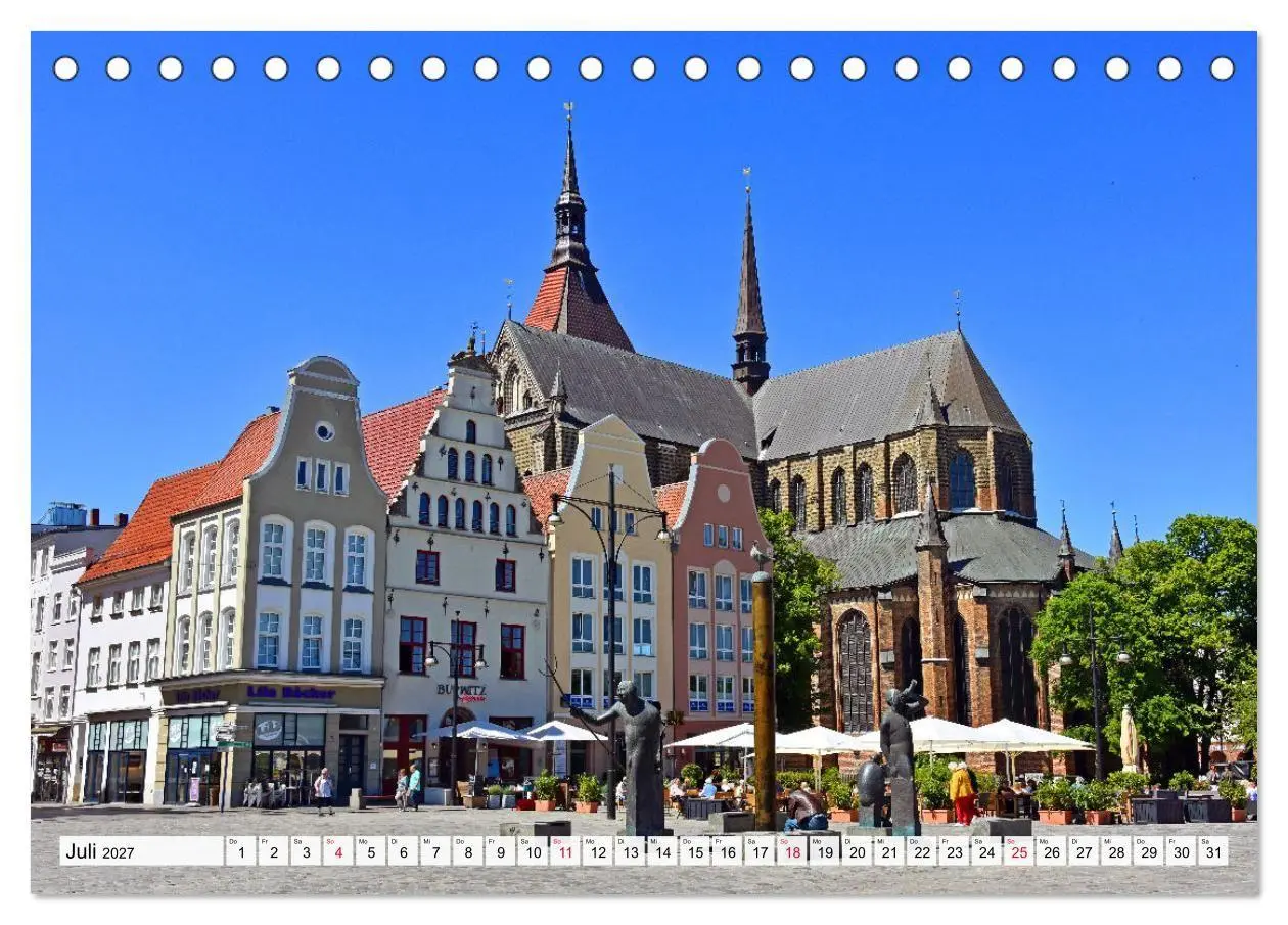 Bild: 9783569512795 | Hansestadt ROSTOCK, das Tor zur Ostsee (Tischkalender 2027 DIN A5...