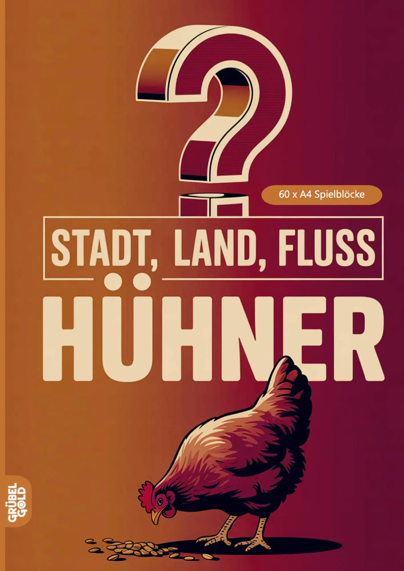 Cover: 9783693192795 | Stadt, Land, Fluss, Hühner | Grübelgold Rätselhefte | Taschenbuch