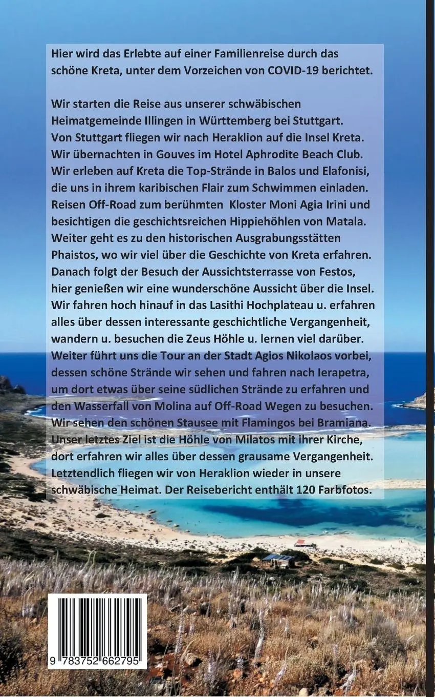 Rückseite: 9783752662795 | Kreta während COVID-19 | Wolfgang Pade | Taschenbuch | 96 S. | Deutsch