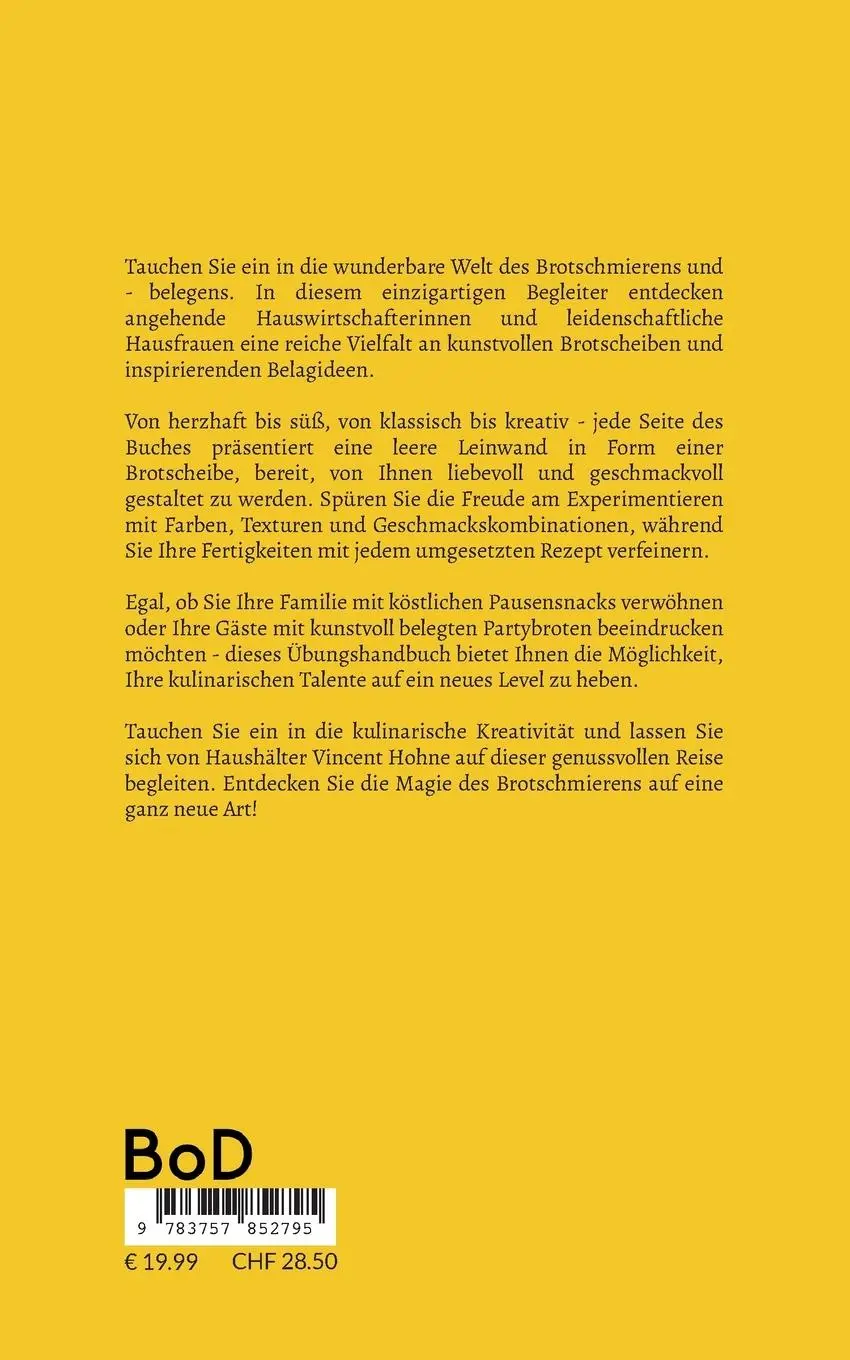 Rückseite: 9783757852795 | Übungshandbuch für die angehende Hauswirtschafterin | Hohne | Buch