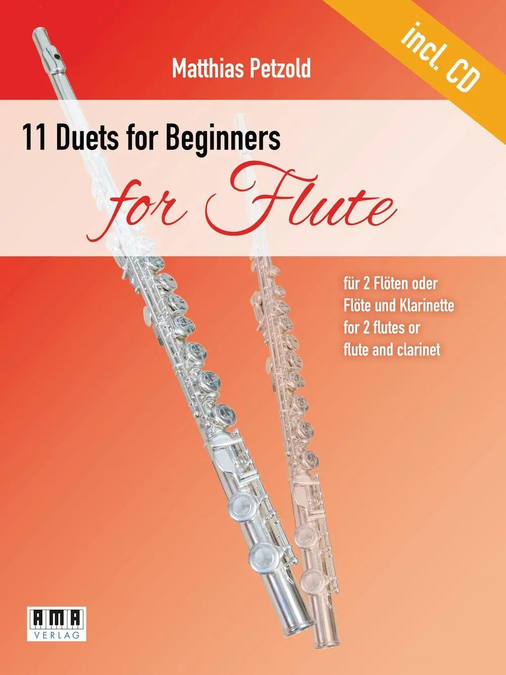Cover: 9790501552795 | 11 Duets for Beginners for Flute | Matthias Petzold | Taschenbuch