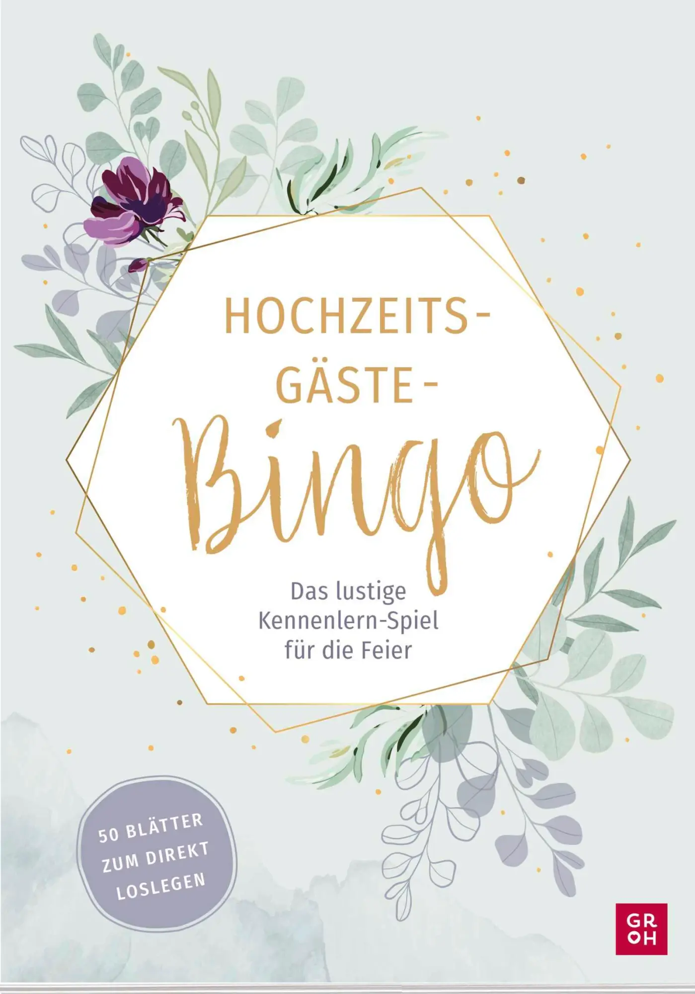 Cover: 4036442012895 | Hochzeits-Gäste-Bingo | Groh Verlag | Spiel | 104 S. | Deutsch | 2025