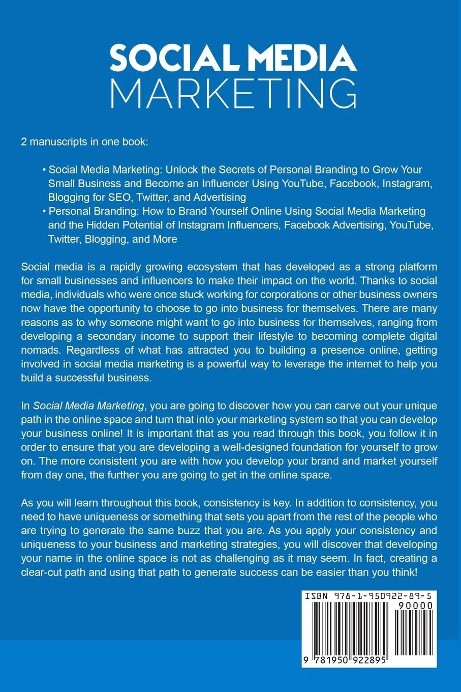 Rückseite: 9781950922895 | Social Media Marketing | Matt Golden | Taschenbuch | Englisch | 2019
