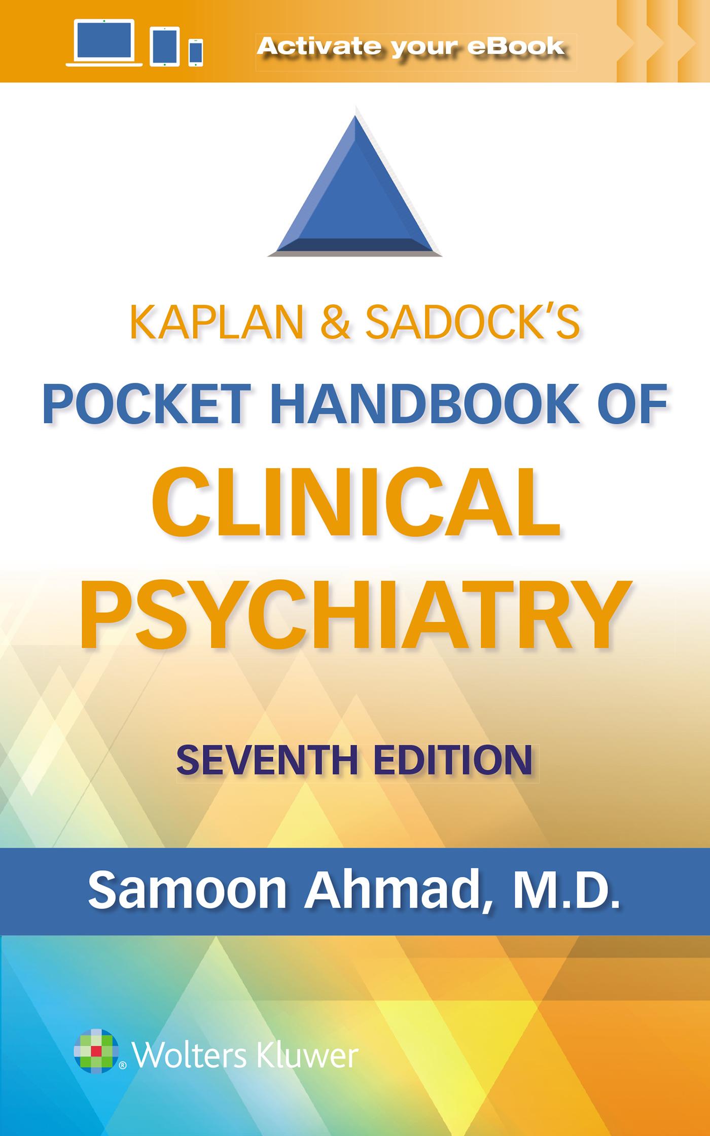 Cover: 9781975222895 | Kaplan &amp; Sadock's Pocket Handbook of Clinical Psychiatry | Ahmad