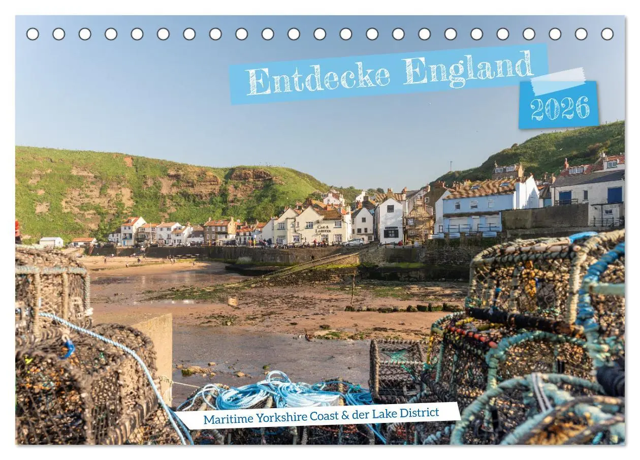 Cover: 9783457322895 | Entdecke England (Tischkalender 2026 DIN A5 quer), CALVENDO...