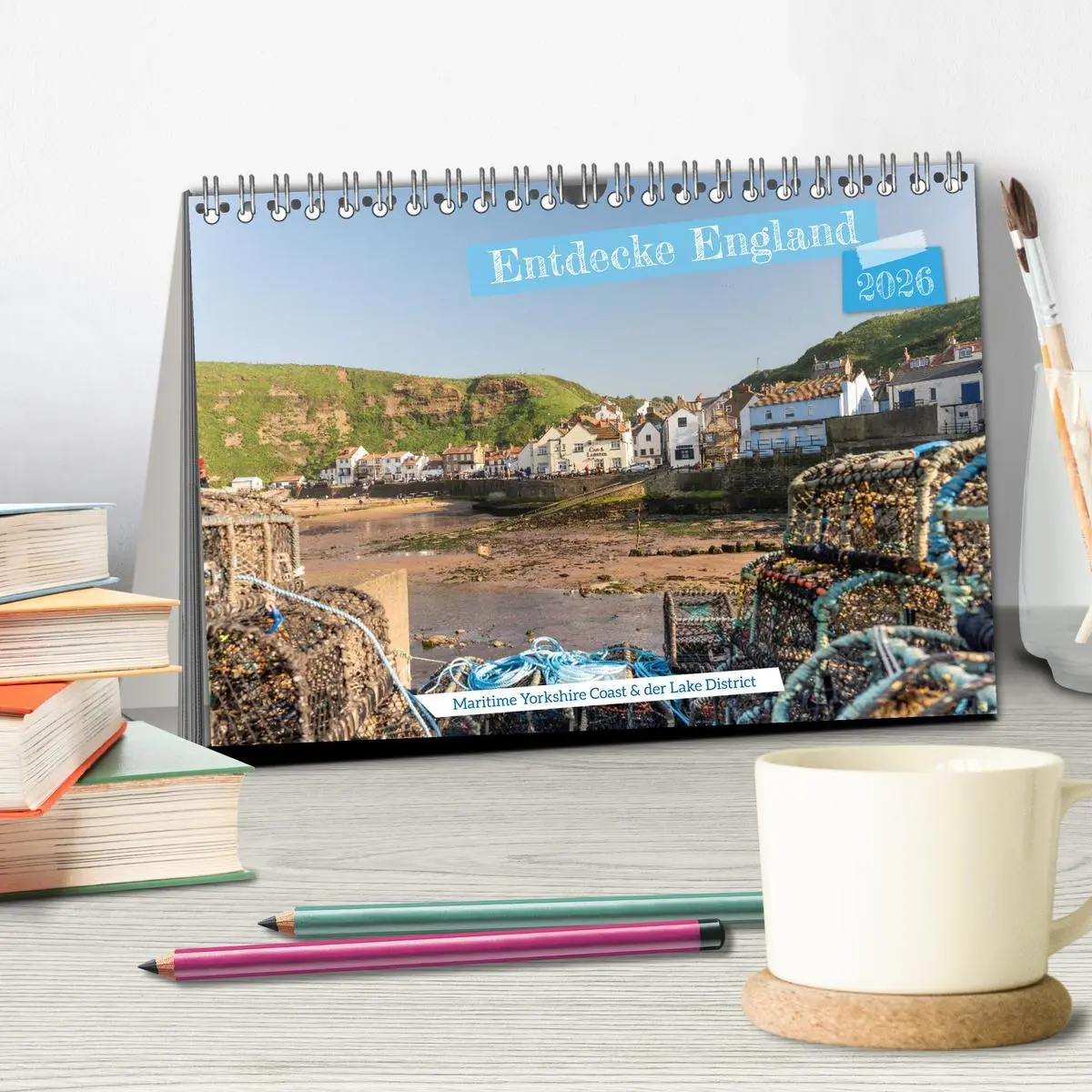 Bild: 9783457322895 | Entdecke England (Tischkalender 2026 DIN A5 quer), CALVENDO...