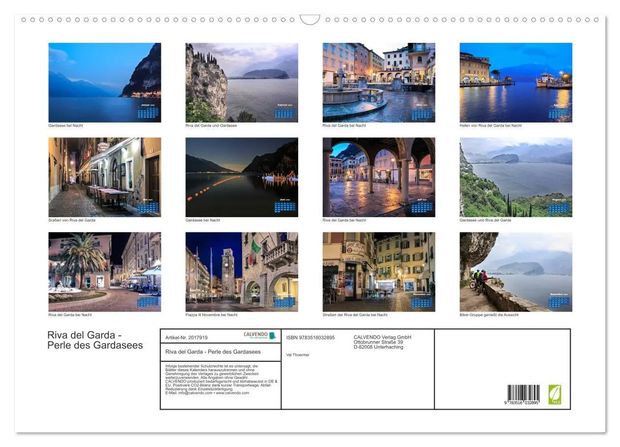 Bild: 9783516032895 | Riva del Garda - Perle des Gardasees (Wandkalender 2026 DIN A2...