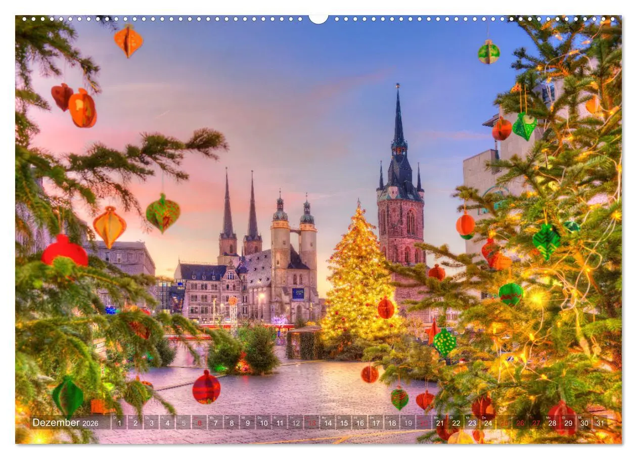 Bild: 9783516102895 | Halle an der Saale - Stadtansichten (Wandkalender 2026 DIN A2...