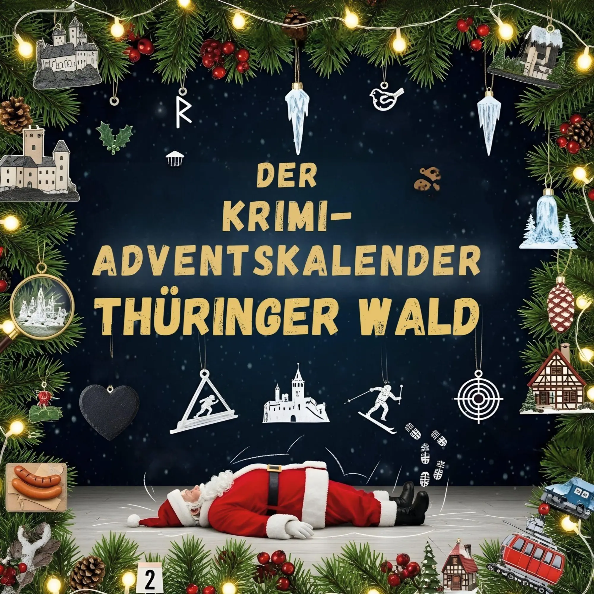 Cover: 9783695302895 | Der Krimi-Adventskalender Thüringer Wald | Mordsverdächtig in 24 Akten