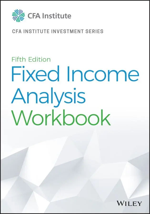 Cover: 9781119852995 | Fixed Income Analysis Workbook | Cfa Institute | Taschenbuch | 256 S.