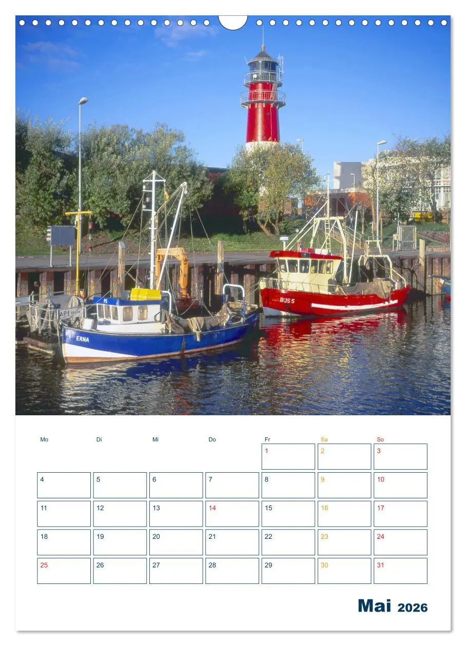 Bild: 9783516402995 | Vielseitiges Büsum (Wandkalender 2026 DIN A3 hoch), CALVENDO...