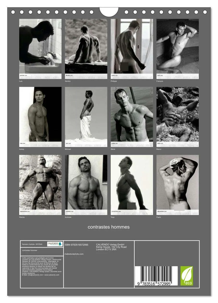 Bild: 9783516572995 | contrastes hommes (Calendrier mural 2026 DIN A4 horizontal),...