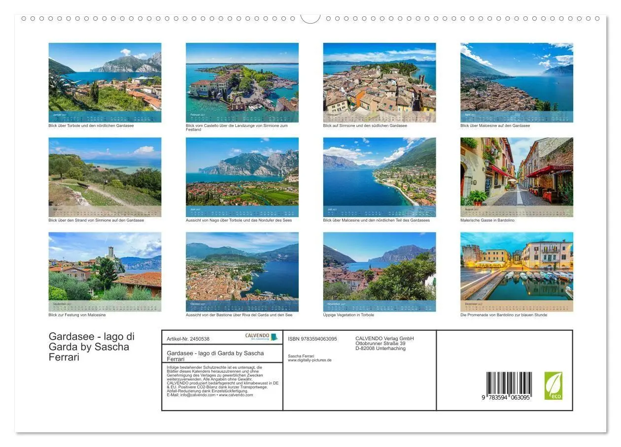 Bild: 9783594063095 | Gardasee - lago di Garda by Sascha Ferrari (hochwertiger Premium...