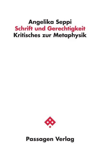 Cover: 9783709203095 | Schrift und Gerechtigkeit | Angelika Seppi | Taschenbuch | 232 S.