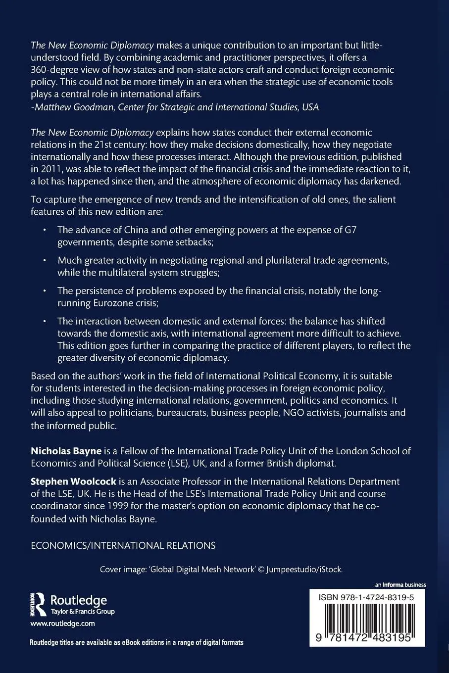 Rückseite: 9781472483195 | The New Economic Diplomacy | Nicholas Bayne (u. a.) | Taschenbuch