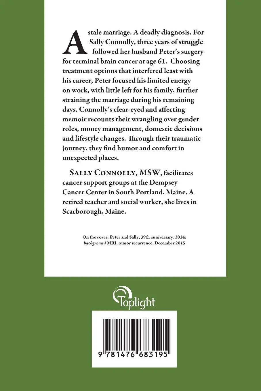 Rückseite: 9781476683195 | Navigating Glioblastoma | A Caregiver's Perspective | Sally Connolly