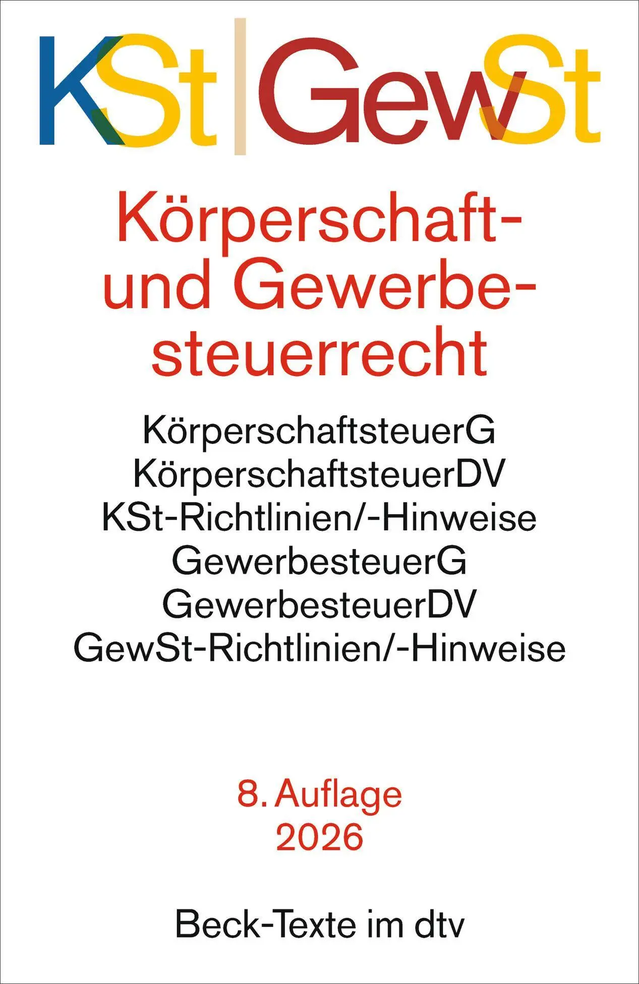 Cover: 9783423533195 | Körperschaftsteuerrecht / Gewerbesteuerrecht. KSt / GewSt | Buch