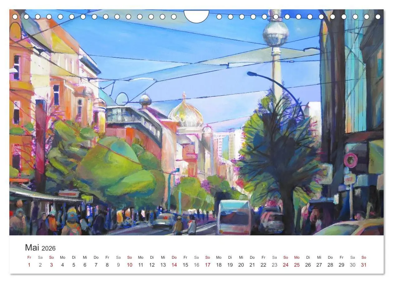 Bild: 9783457983195 | Berlin erlebt und gemalt - Renée König (Wandkalender 2026 DIN A4...