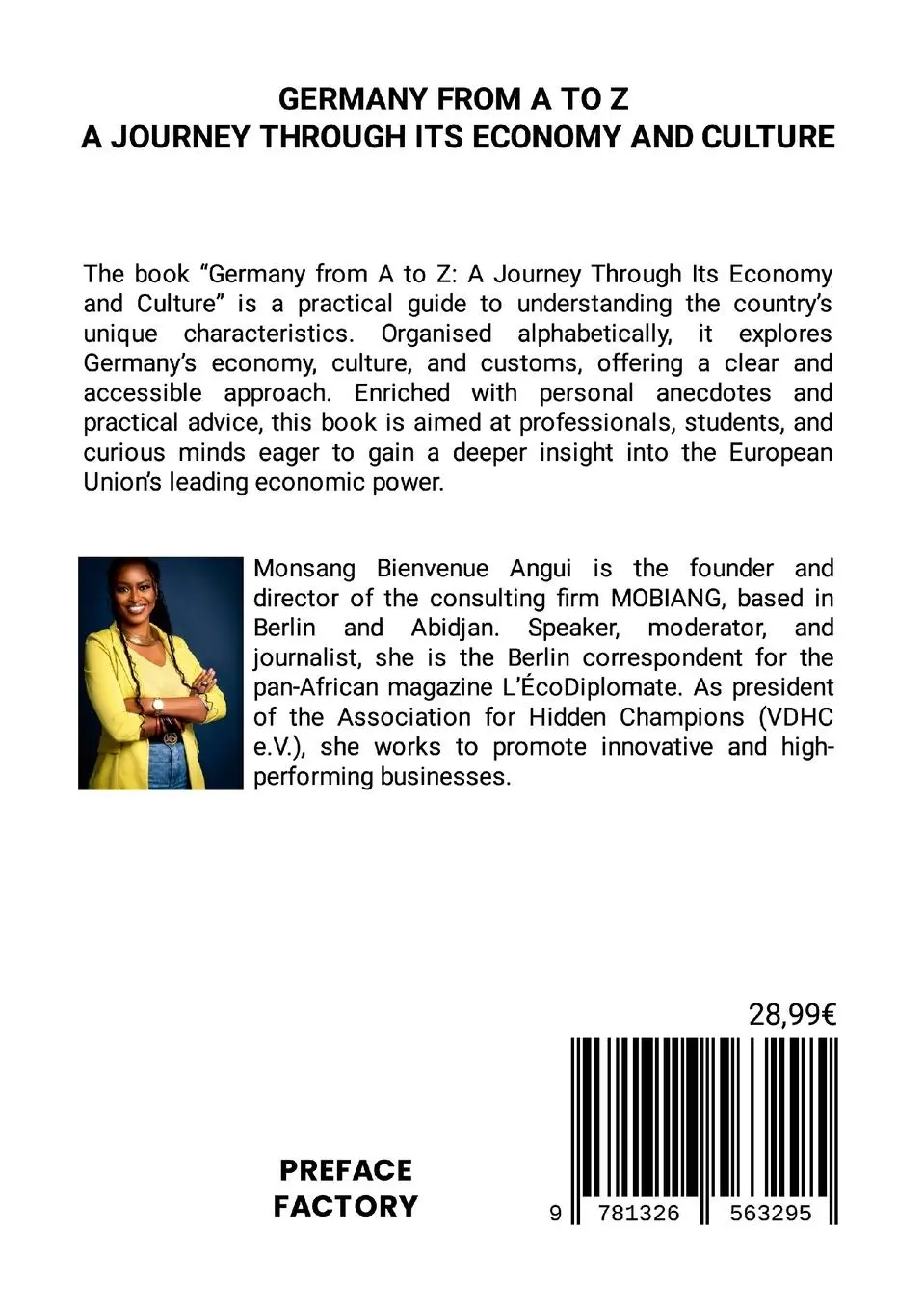 Rückseite: 9781326563295 | Germany from A to Z a journey through its economy and culture | Angui