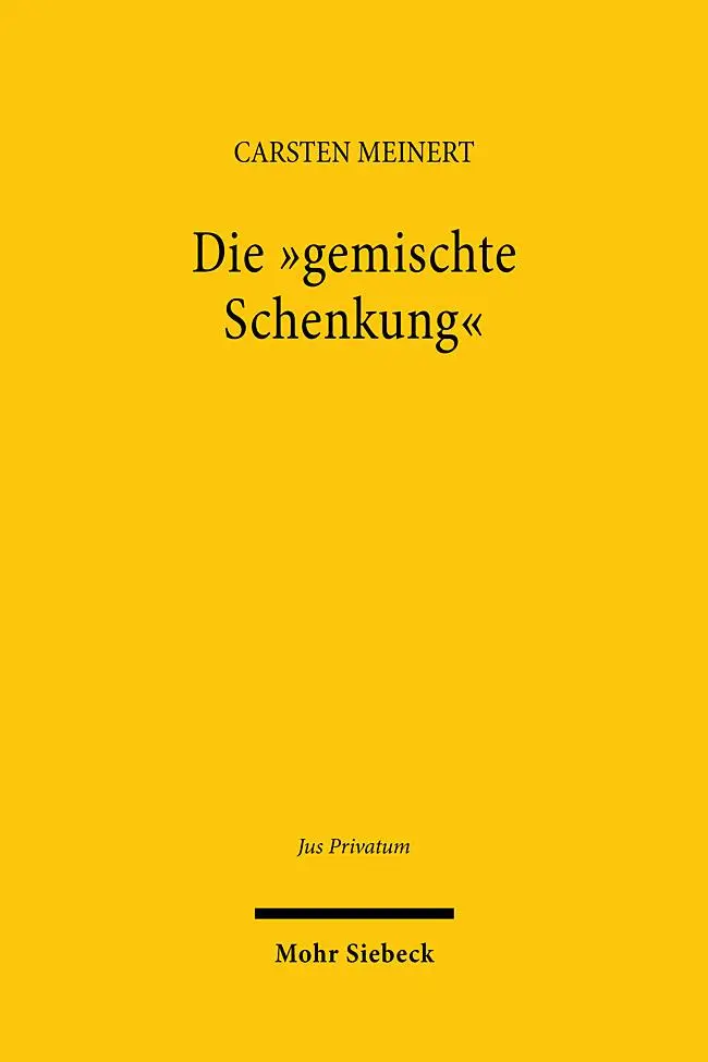 Die "gemischte Schenkung"