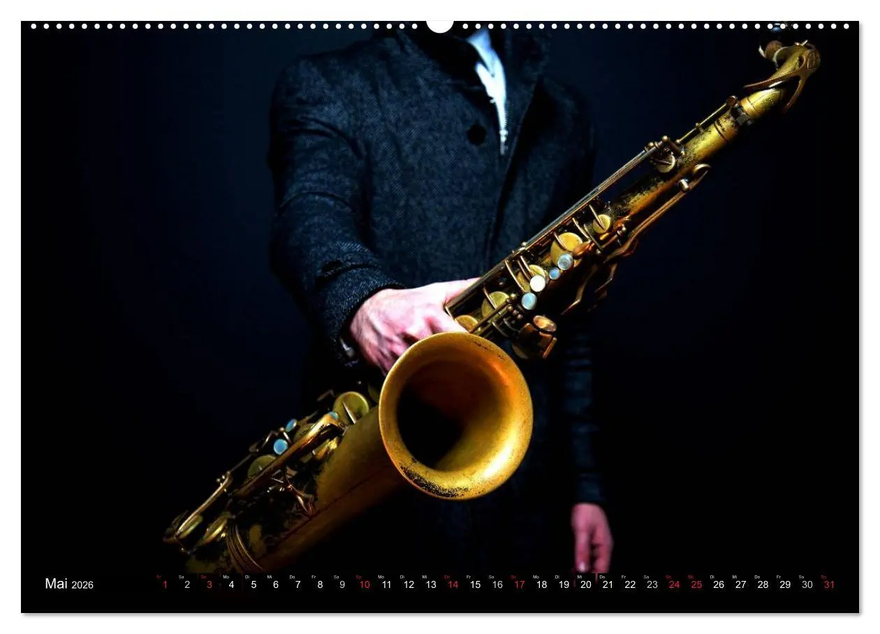 Bild: 9783457973295 | Klangbilder des Jazz (Wandkalender 2026 DIN A2 quer), CALVENDO...