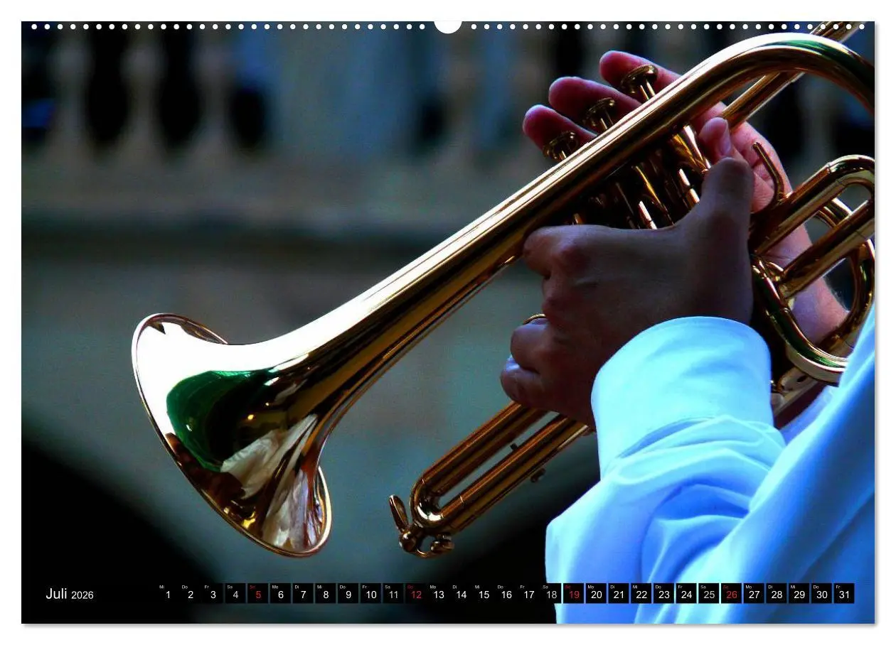 Bild: 9783457973295 | Klangbilder des Jazz (Wandkalender 2026 DIN A2 quer), CALVENDO...
