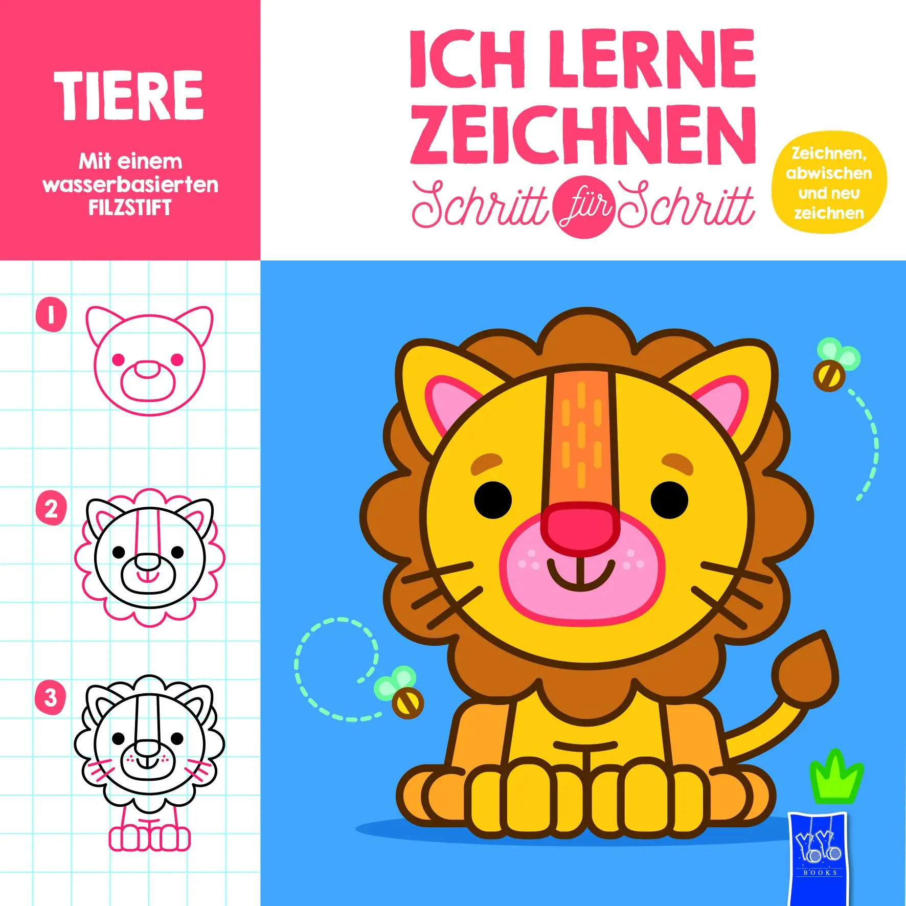 Cover: 9789465053295 | Ich lerne zeichnen - Schritt für Schritt: Tiere | Broschüre | 32 S.